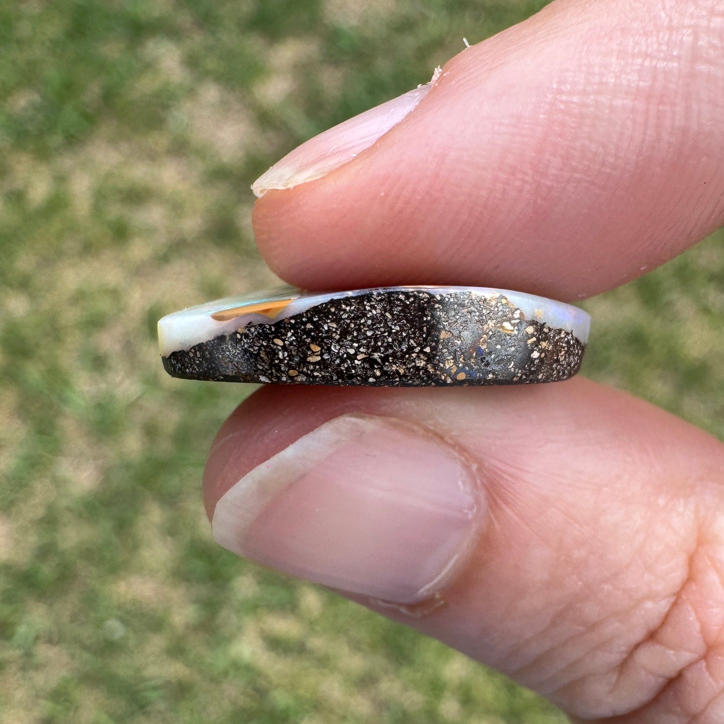 10.94 Ct oval boulder opal