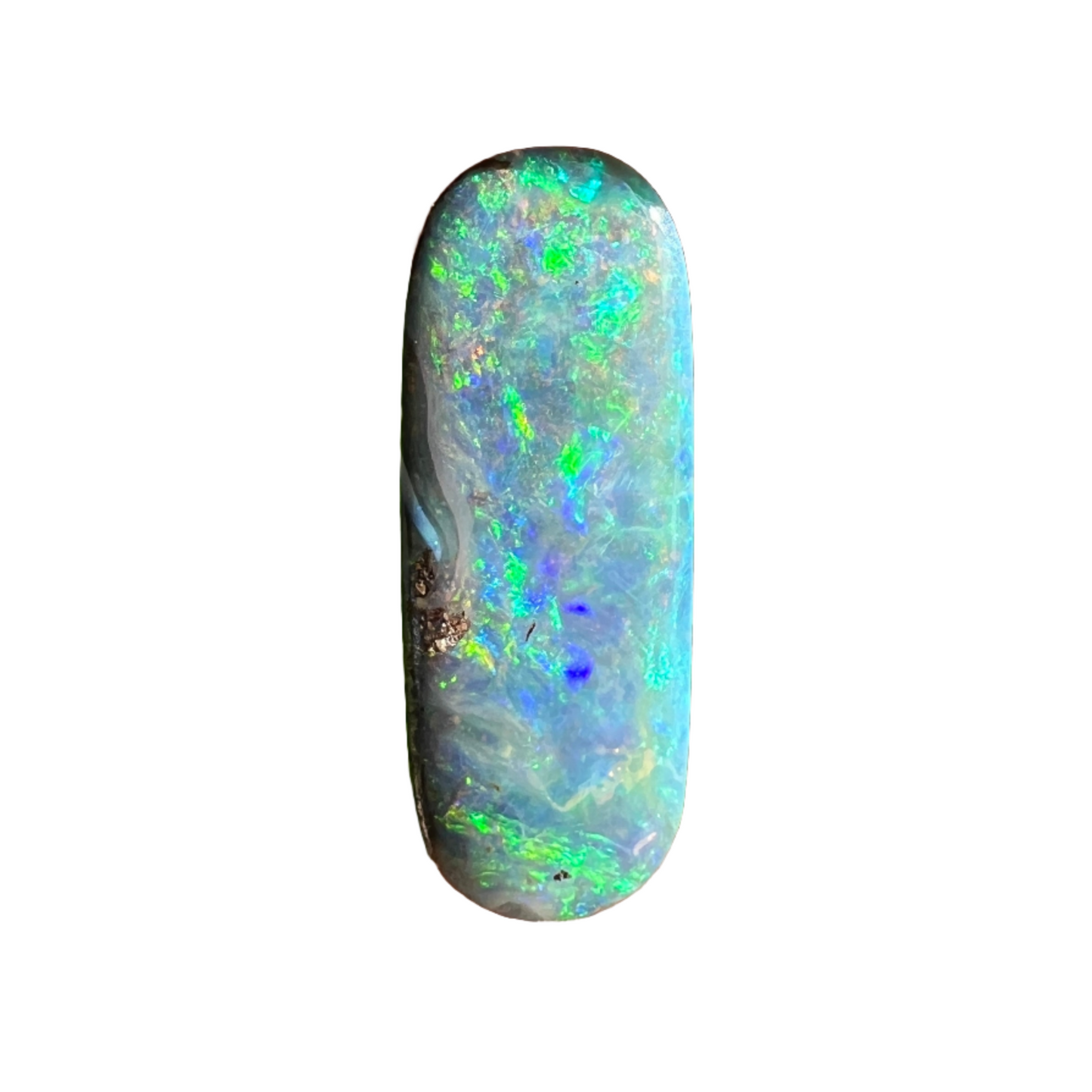 4.80 Ct green-blue boulder opal