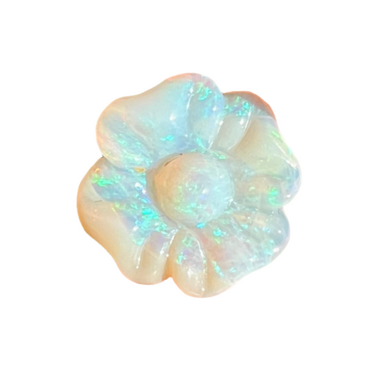 4.47 Ct carved flower opal