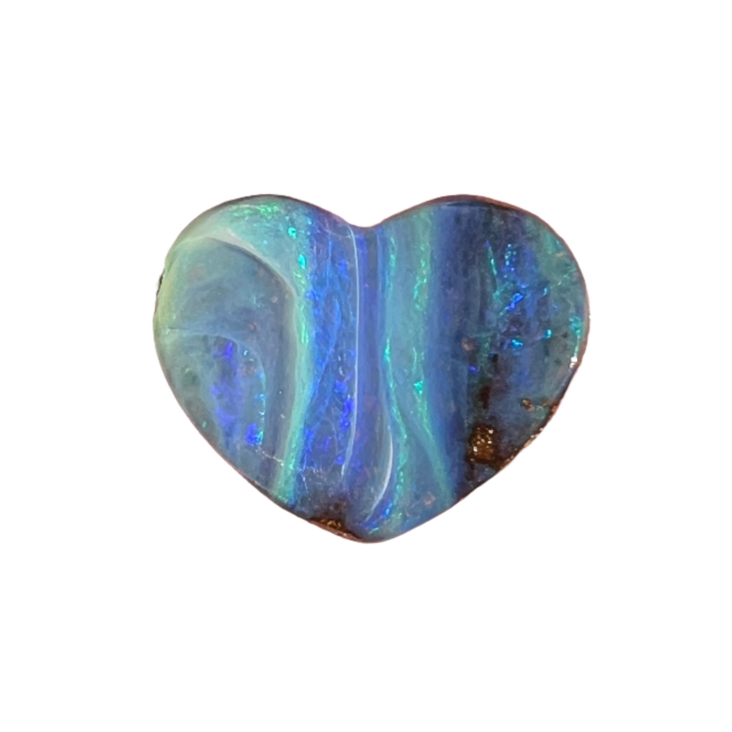 2.94 Ct boulder opal heart