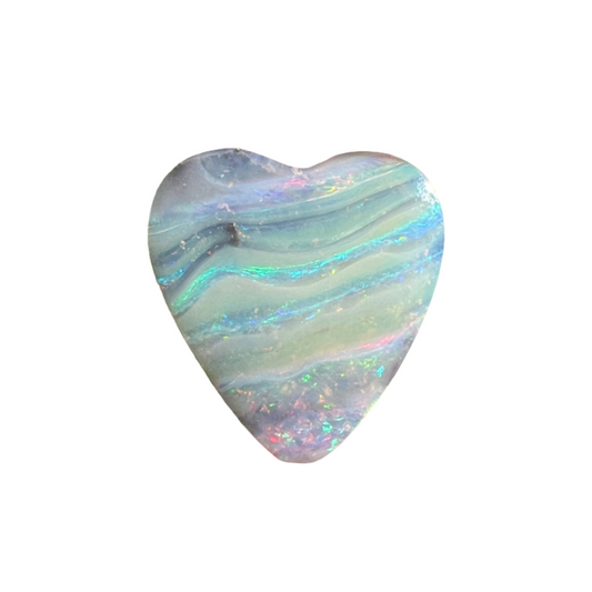 5.36 Ct boulder opal heart