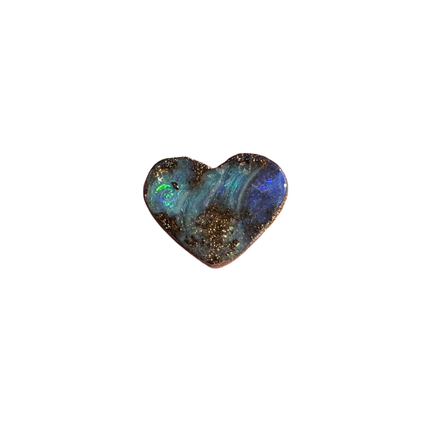 2.21 Ct small heart boulder opal