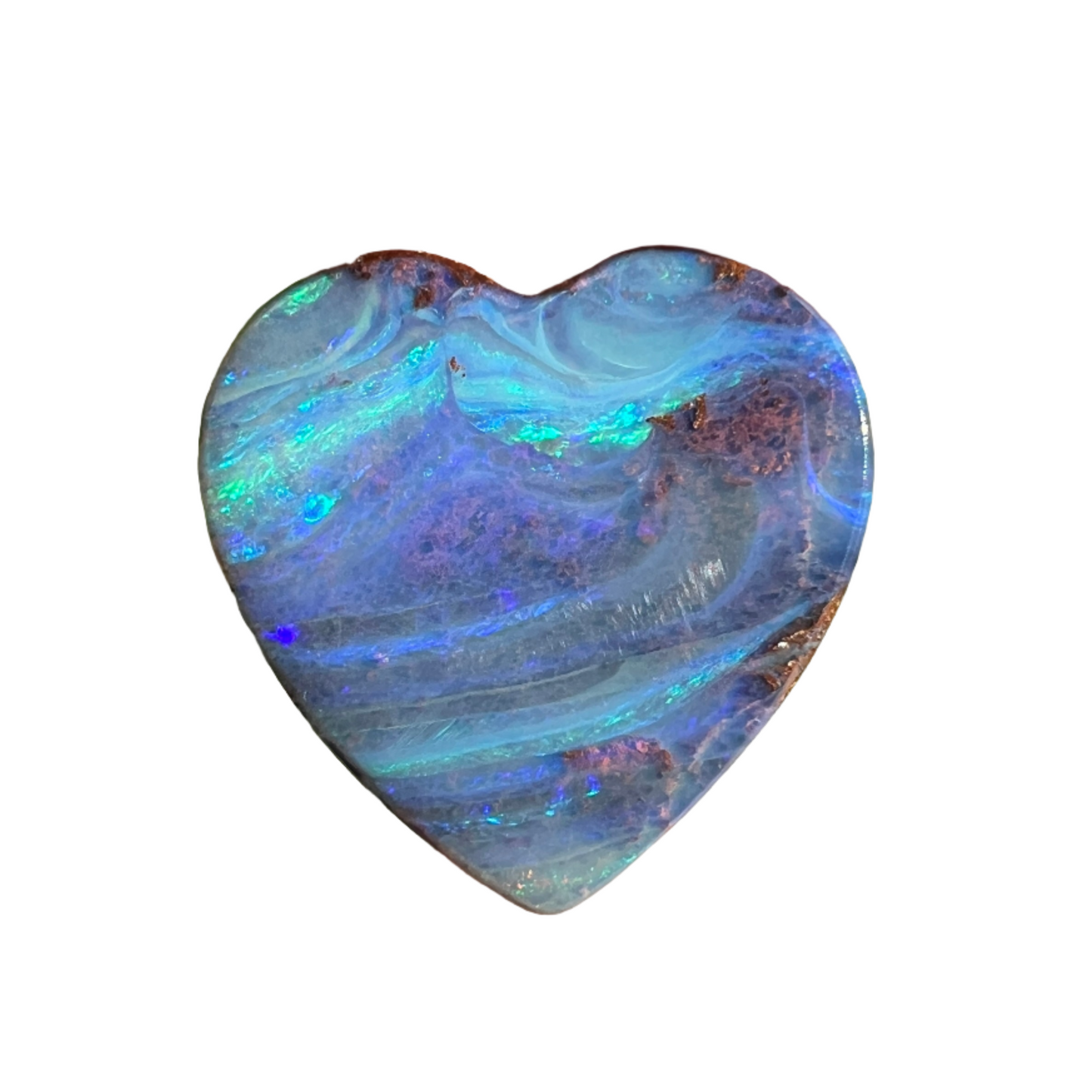 9.30 Ct wavy heart boulder opal