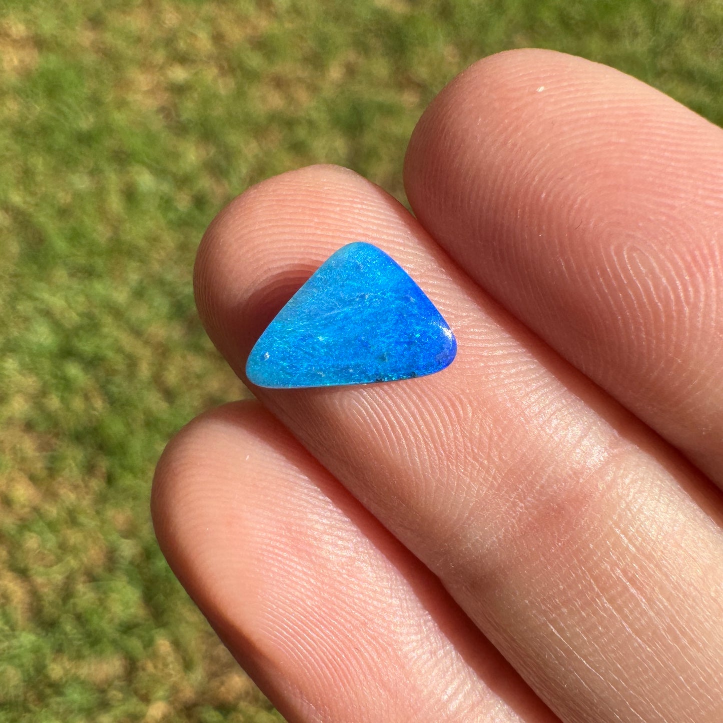 1.62 Ct blue boulder opal