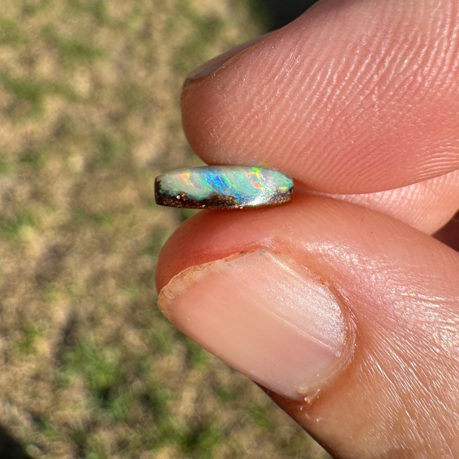 0.76 Ct extra small boulder opal - Broken River Mining