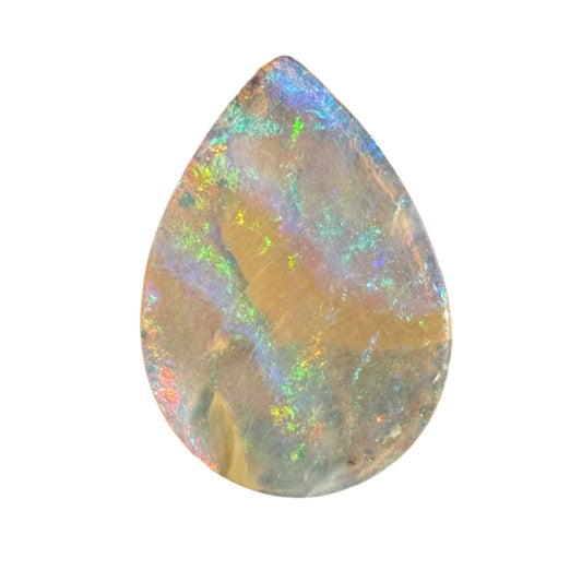 12.36 Ct large teardrop boulder opal
