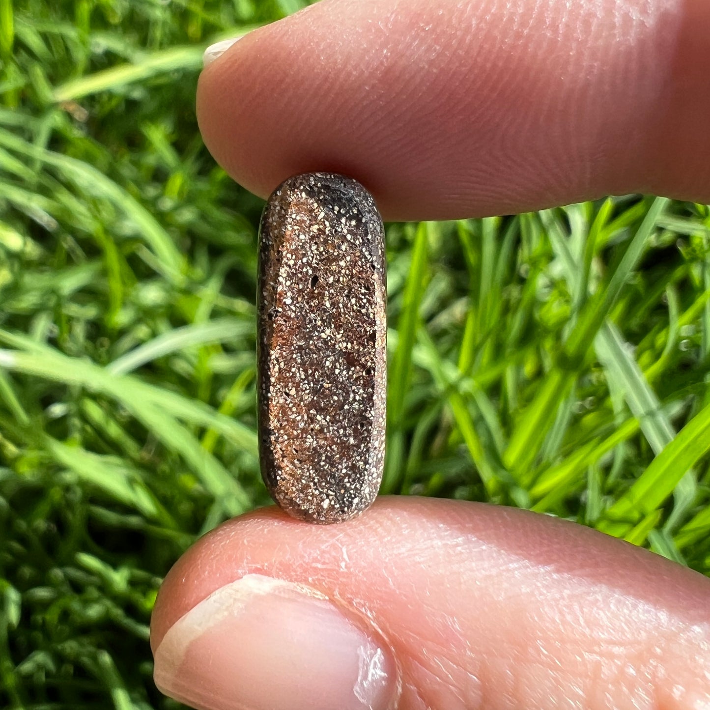 4.80 Ct green-blue boulder opal