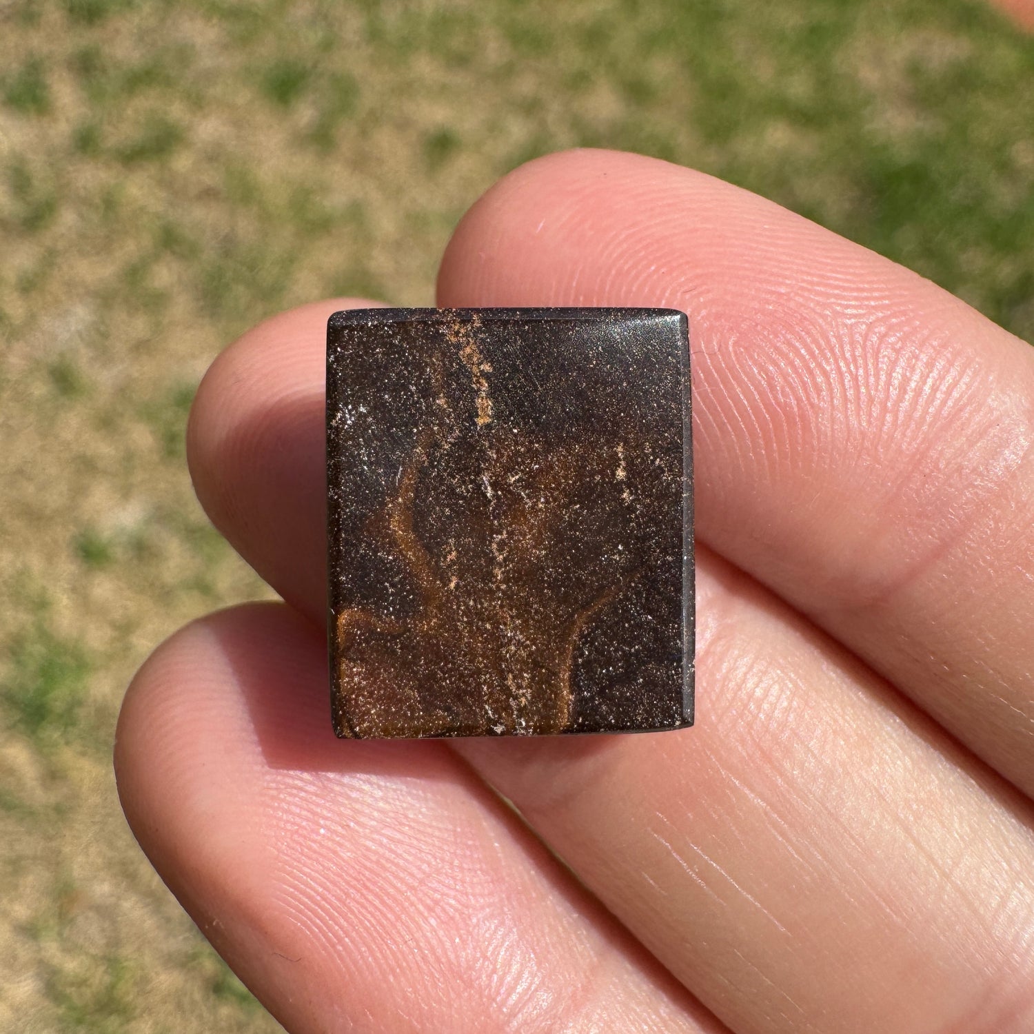 10.49 Ct green and ice blue boulder opal - Broken River Mining