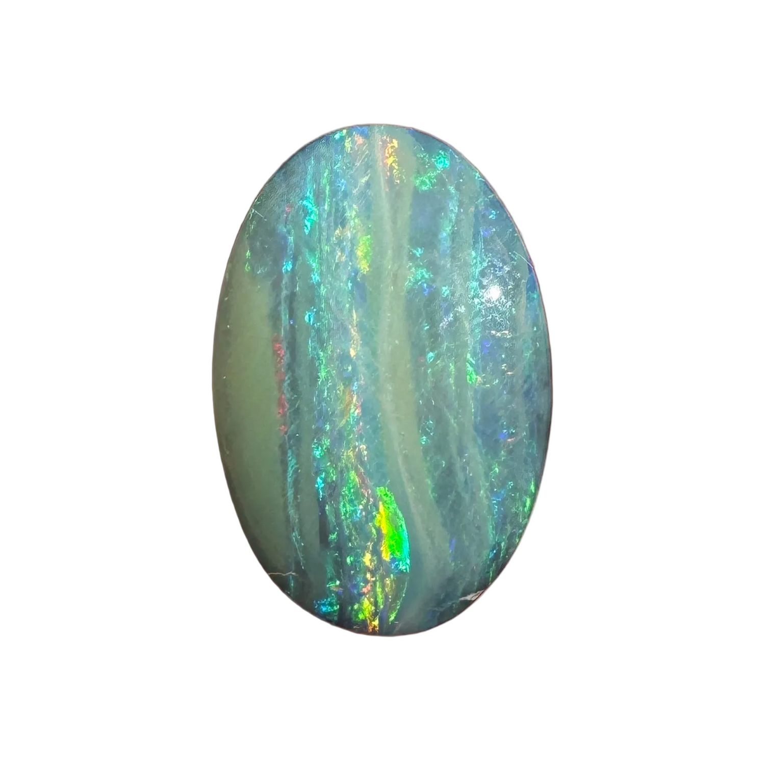 5.32 Ct oval boulder opal - Broken River Mining