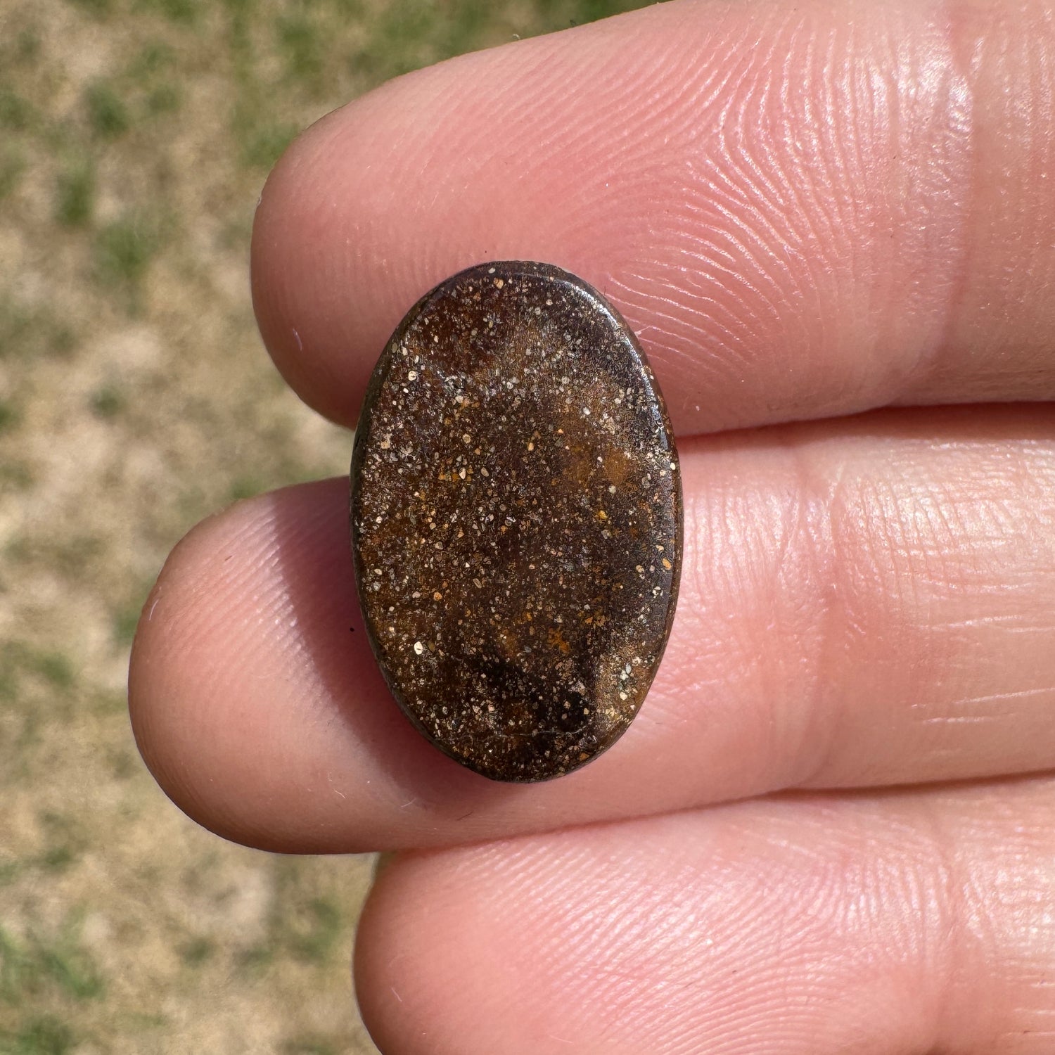 5.32 Ct oval boulder opal - Broken River Mining