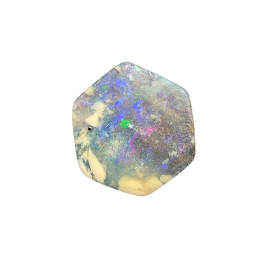 9.04 Ct hexagon boulder opal