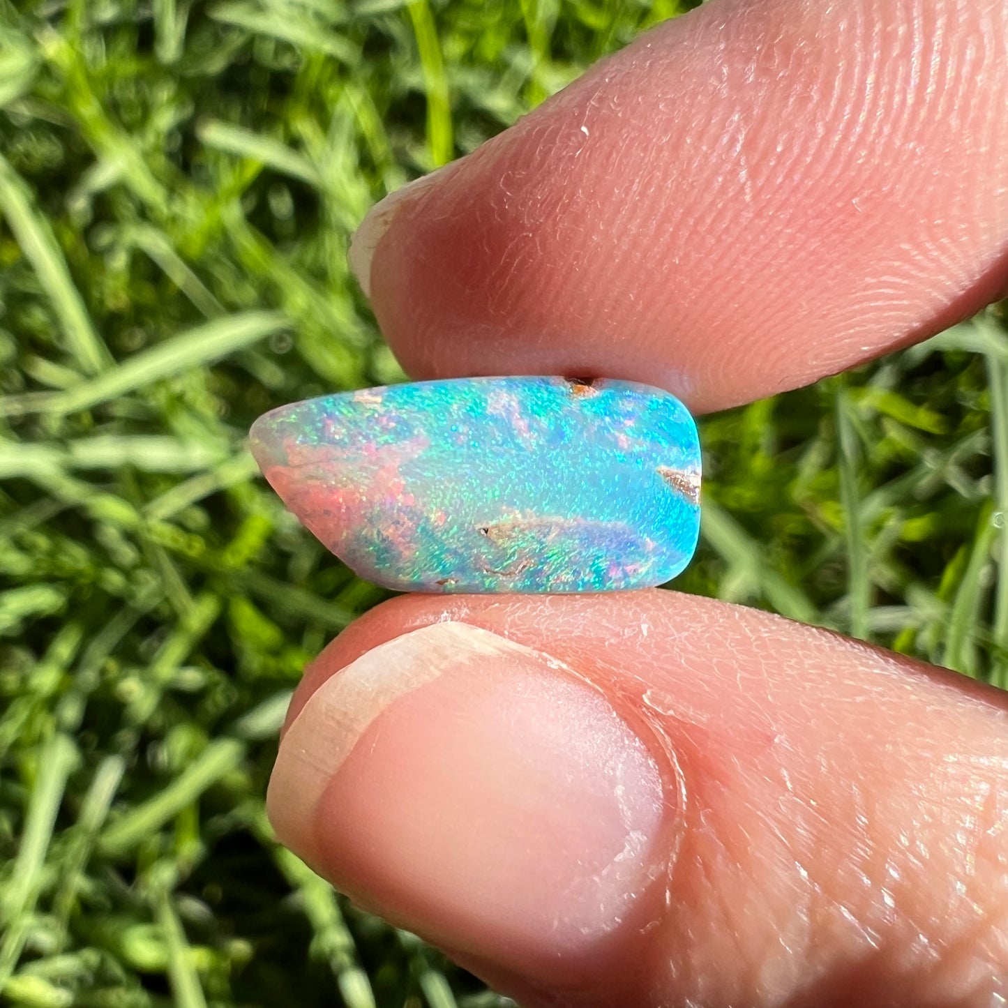 3.49 Ct bright green wood replacement opal