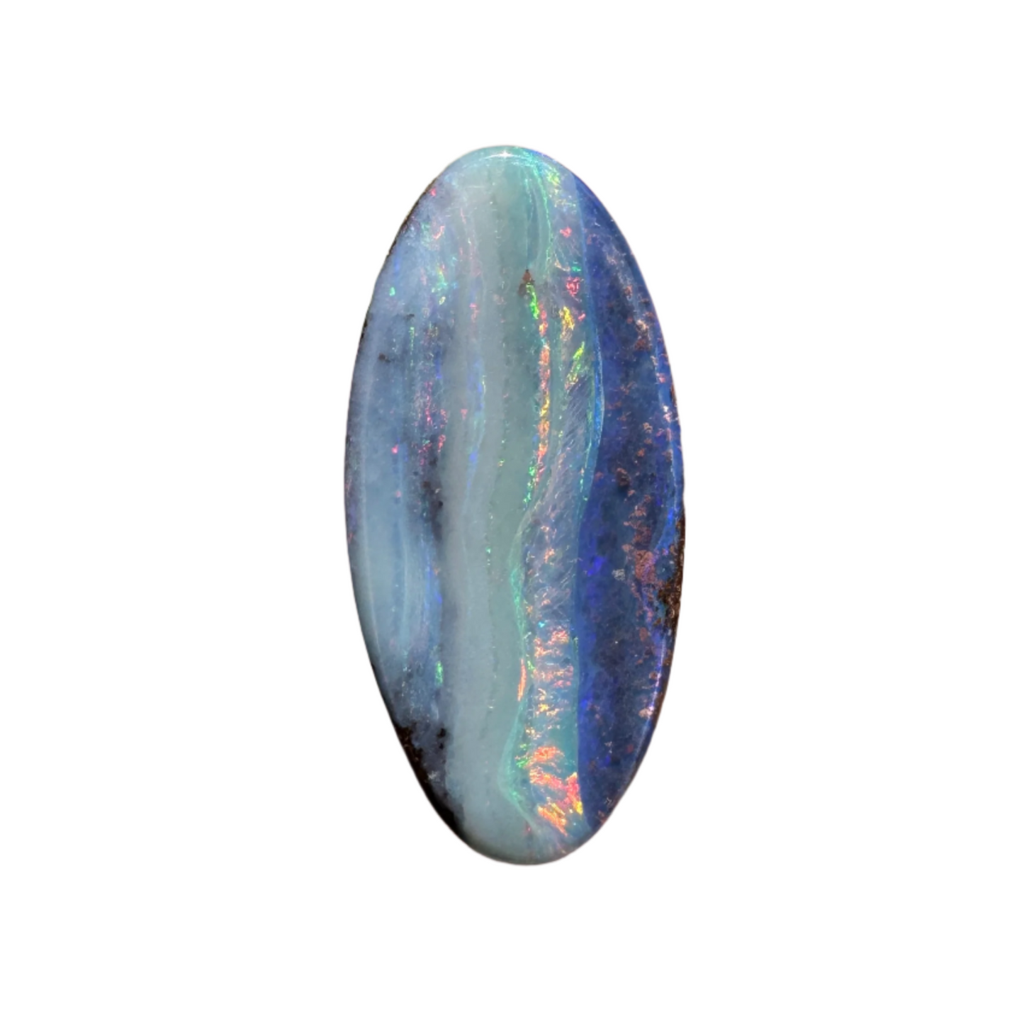 5.34 Ct oval boulder opal