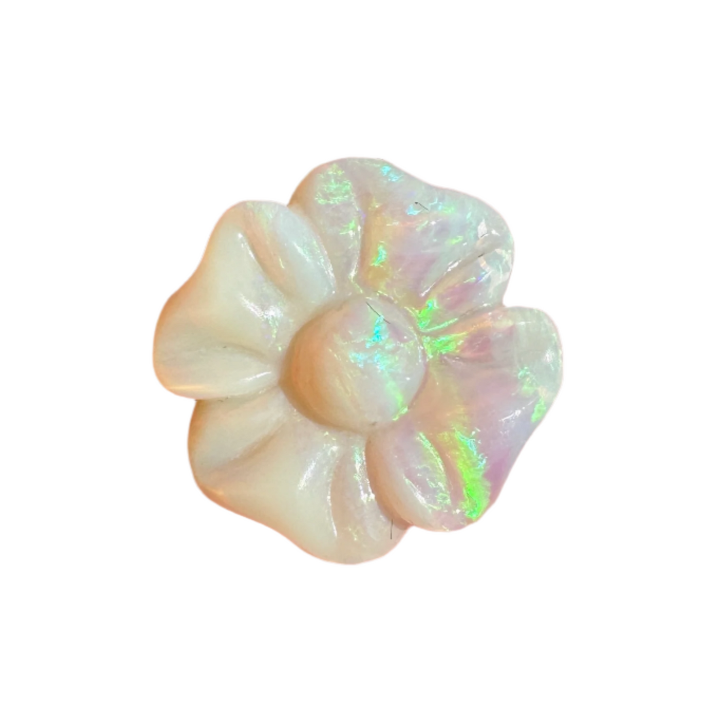 3.41 Ct carved flower opal