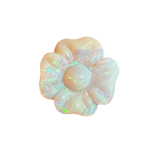 3.46 Ct carved flower opal
