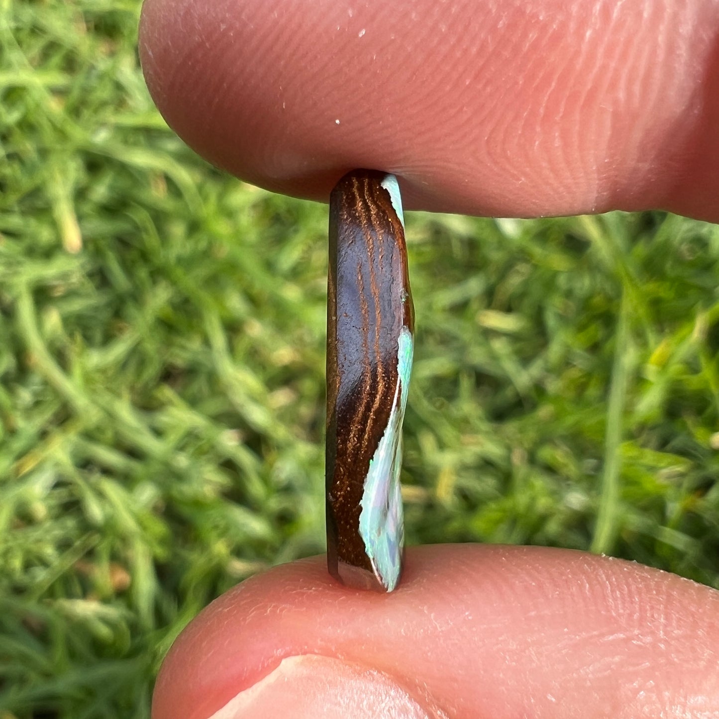 6.67 Ct teardrop boulder opal