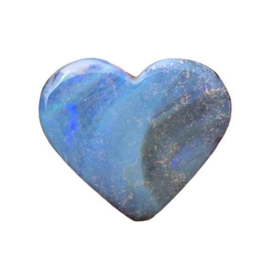 6.96 Ct heart boulder opal