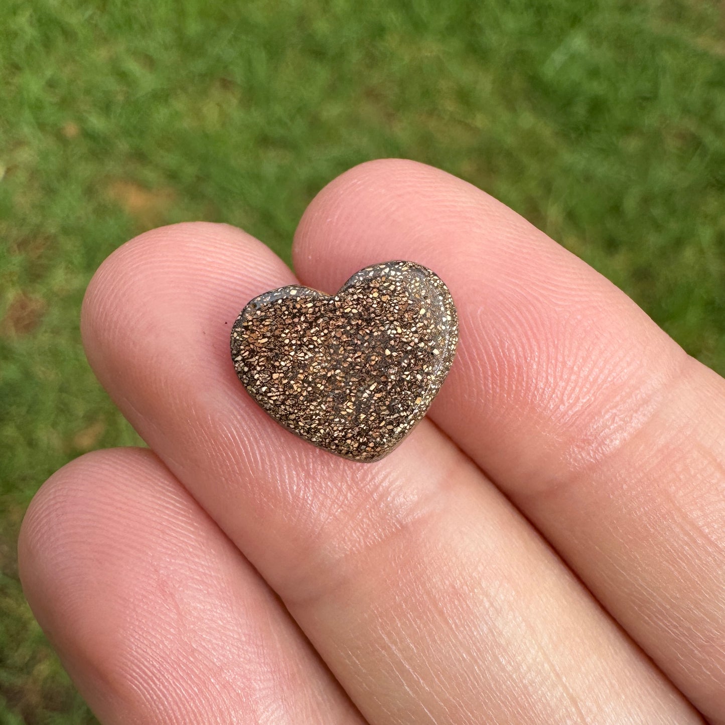 3.36 Ct heart boulder opal
