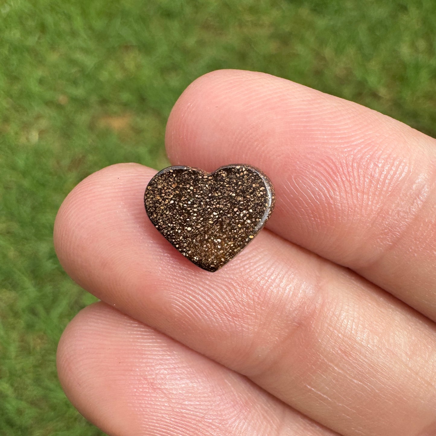 2.21 Ct small heart boulder opal