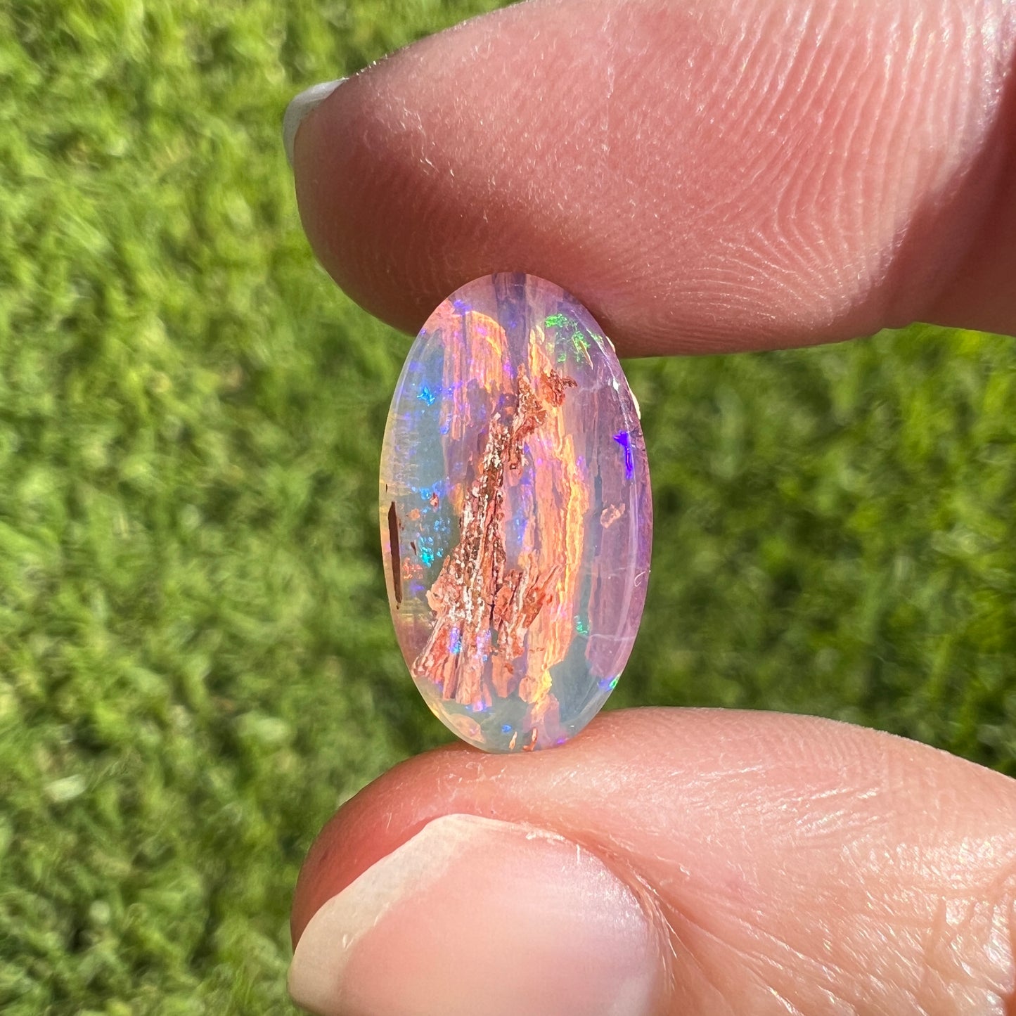 3.90 Ct 3D Wood Replacement opal