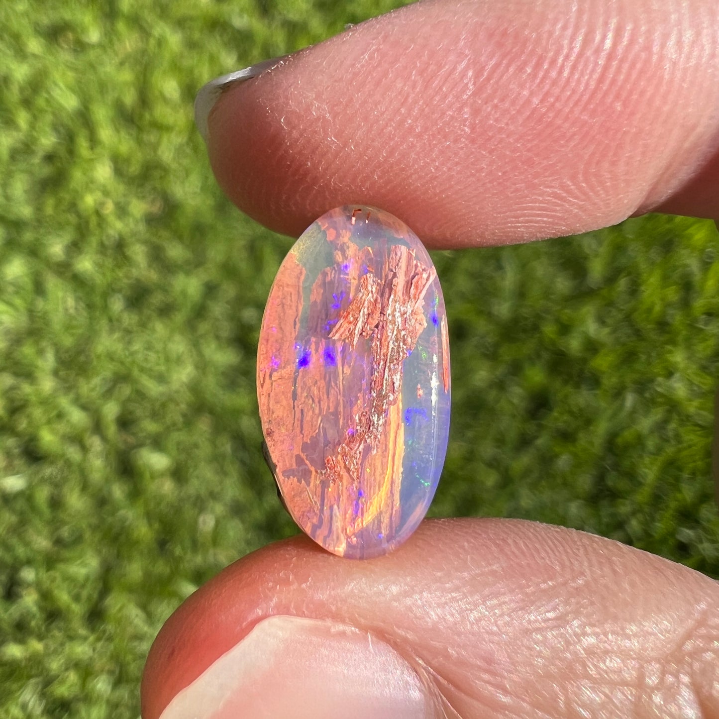 3.90 Ct 3D Wood Replacement opal