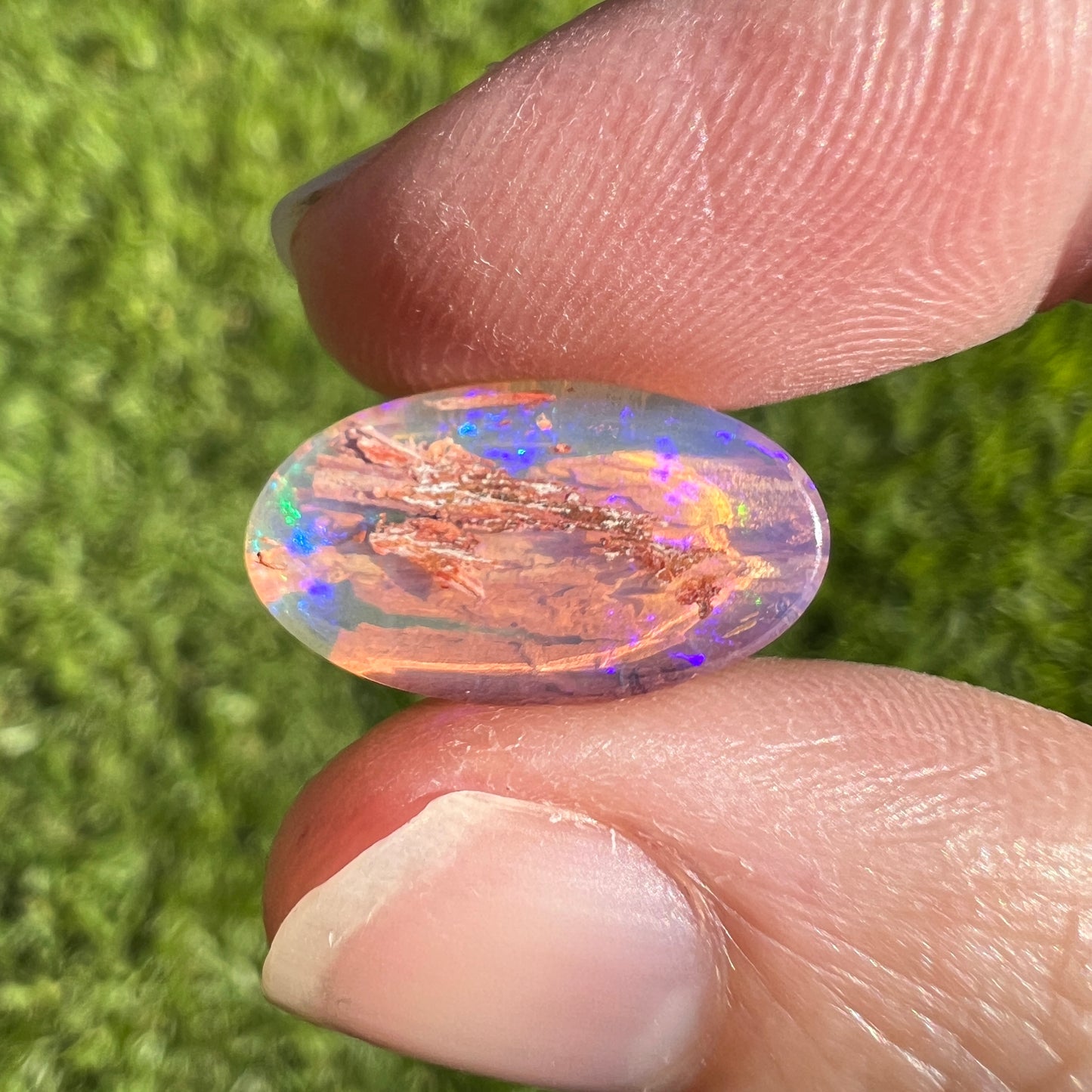 3.90 Ct 3D Wood Replacement opal