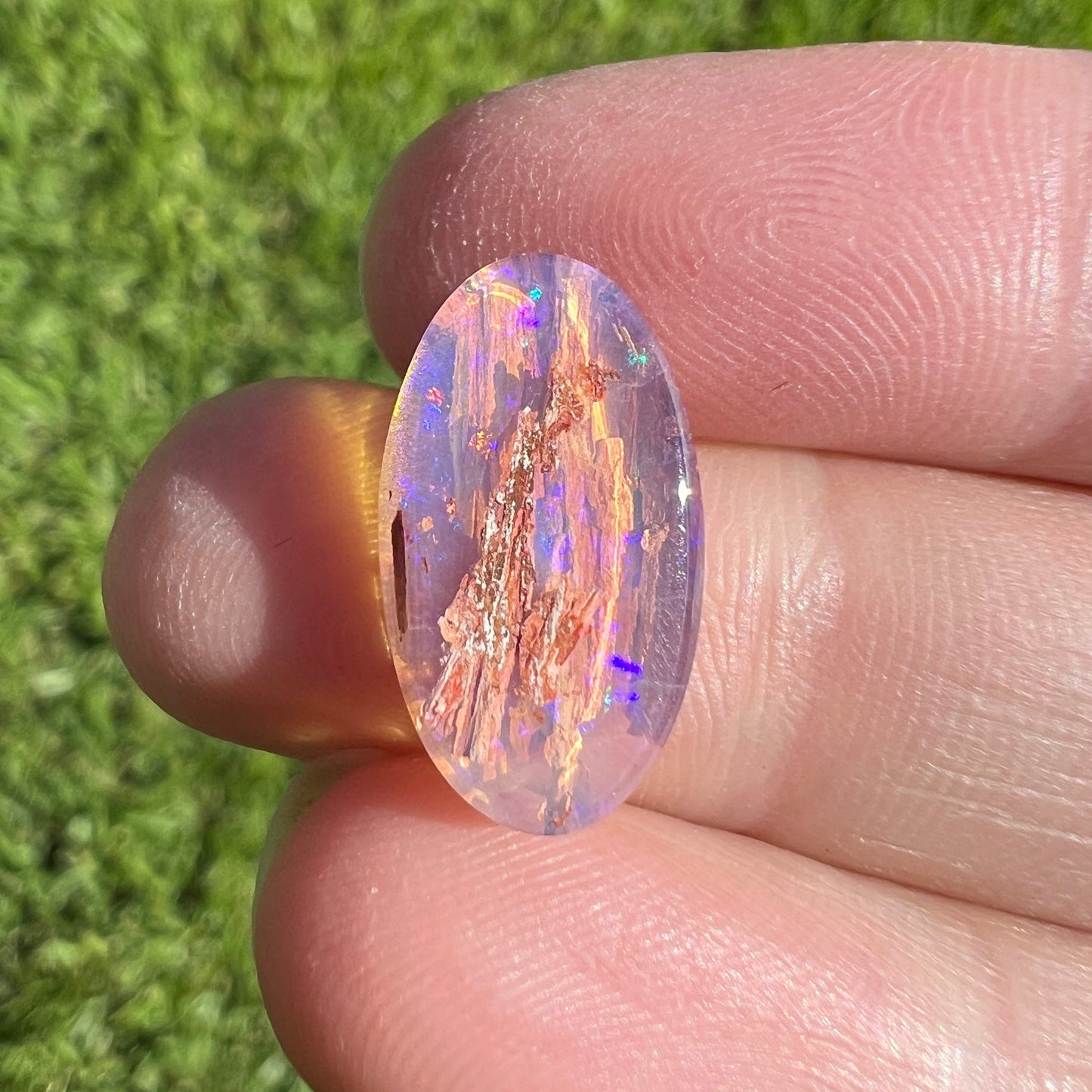 3.90 Ct 3D Wood Replacement opal