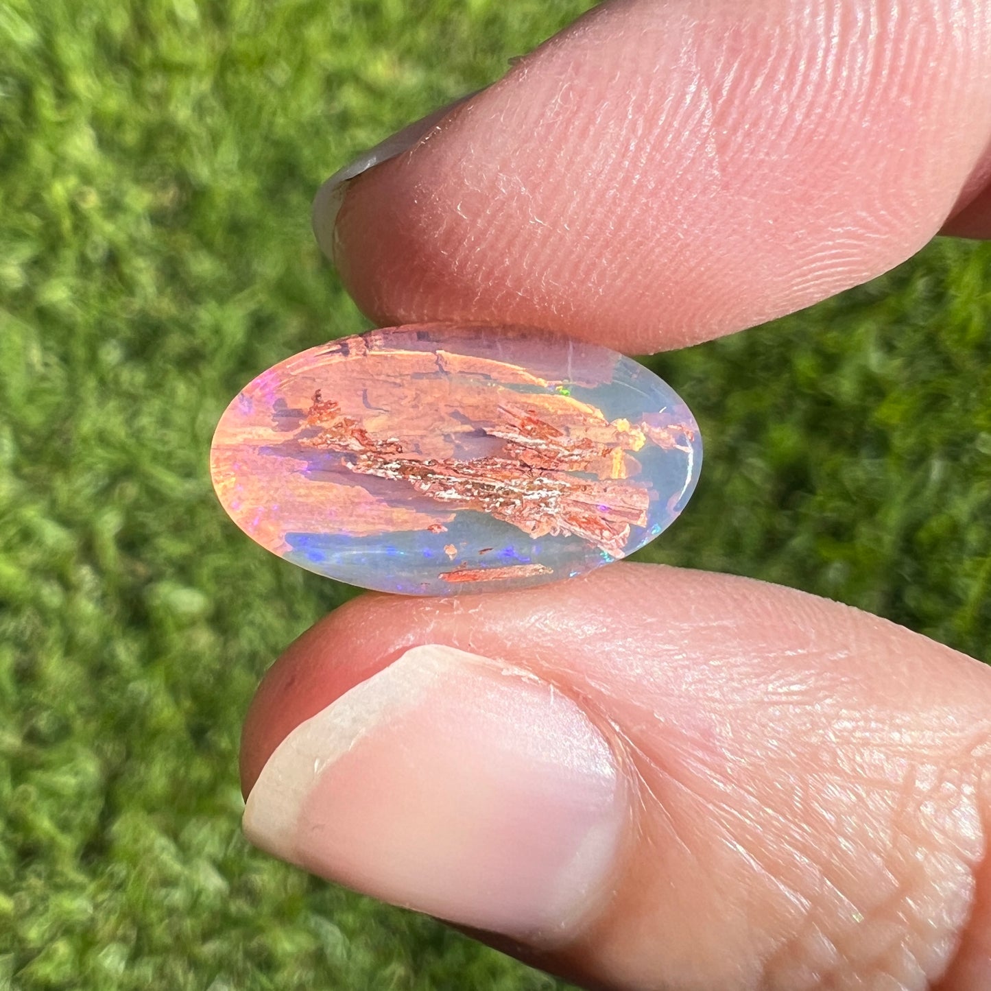 3.90 Ct 3D Wood Replacement opal