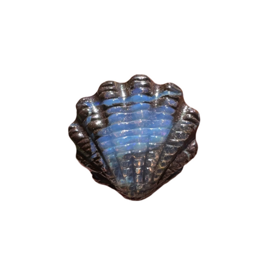 7.41 Ct fan shell boulder opal carving