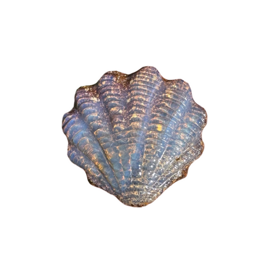 8.92 Ct fan shell boulder opal carving