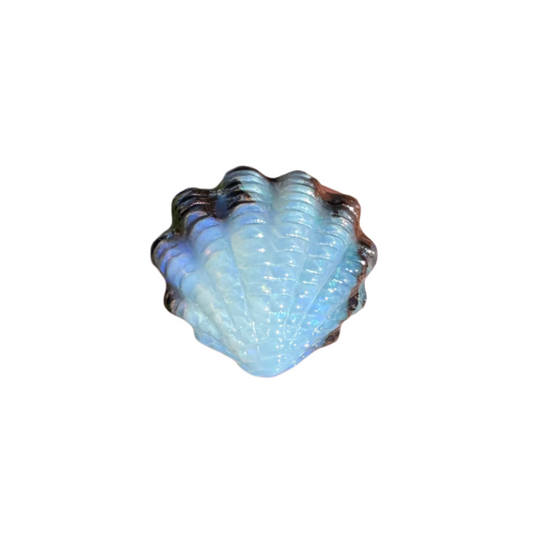 5.65 Ct small fan shell boulder opal carving