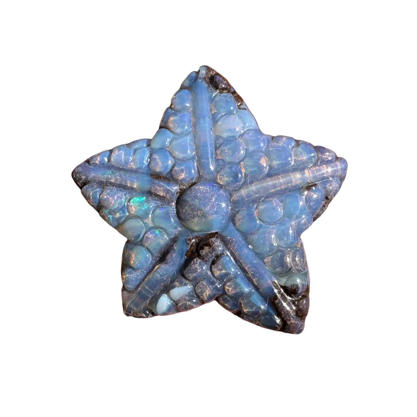 8.54 Ct starfish boulder opal carving