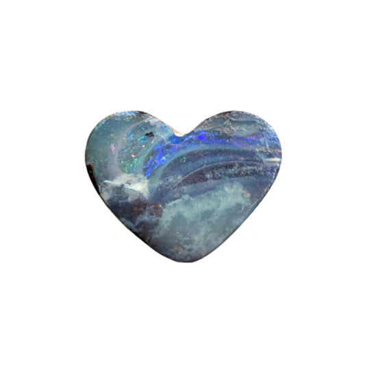 1.73 Ct heart boulder opal
