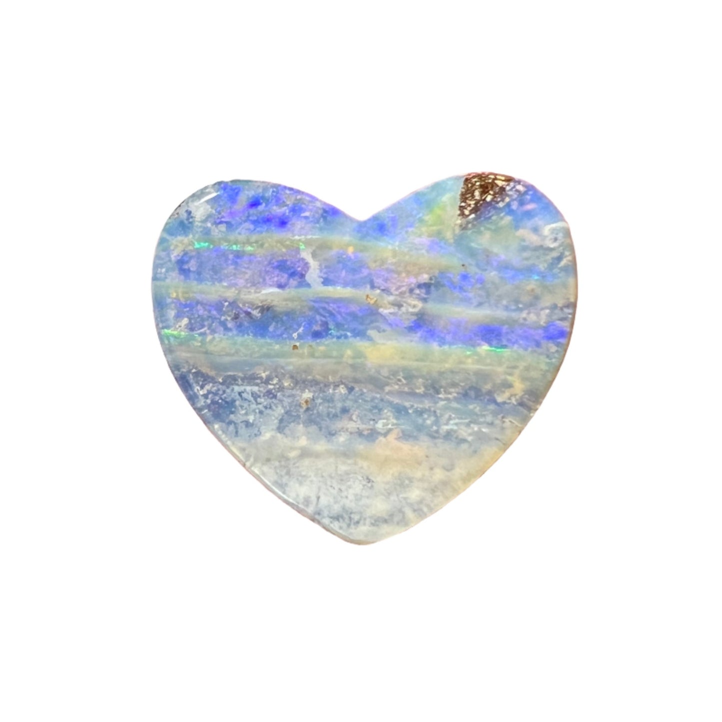 5.10 Ct boulder opal heart