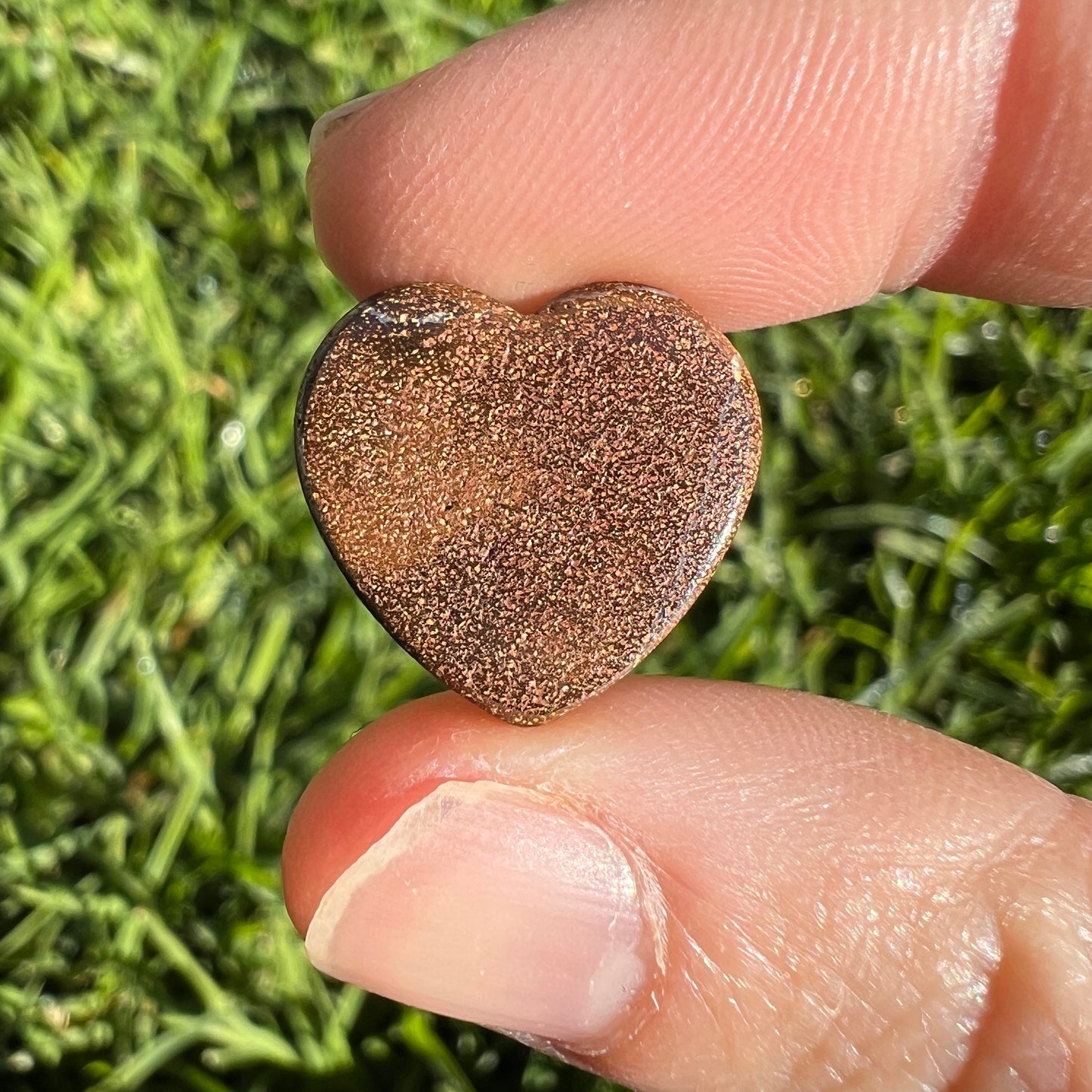 9.45 Ct boulder opal heart