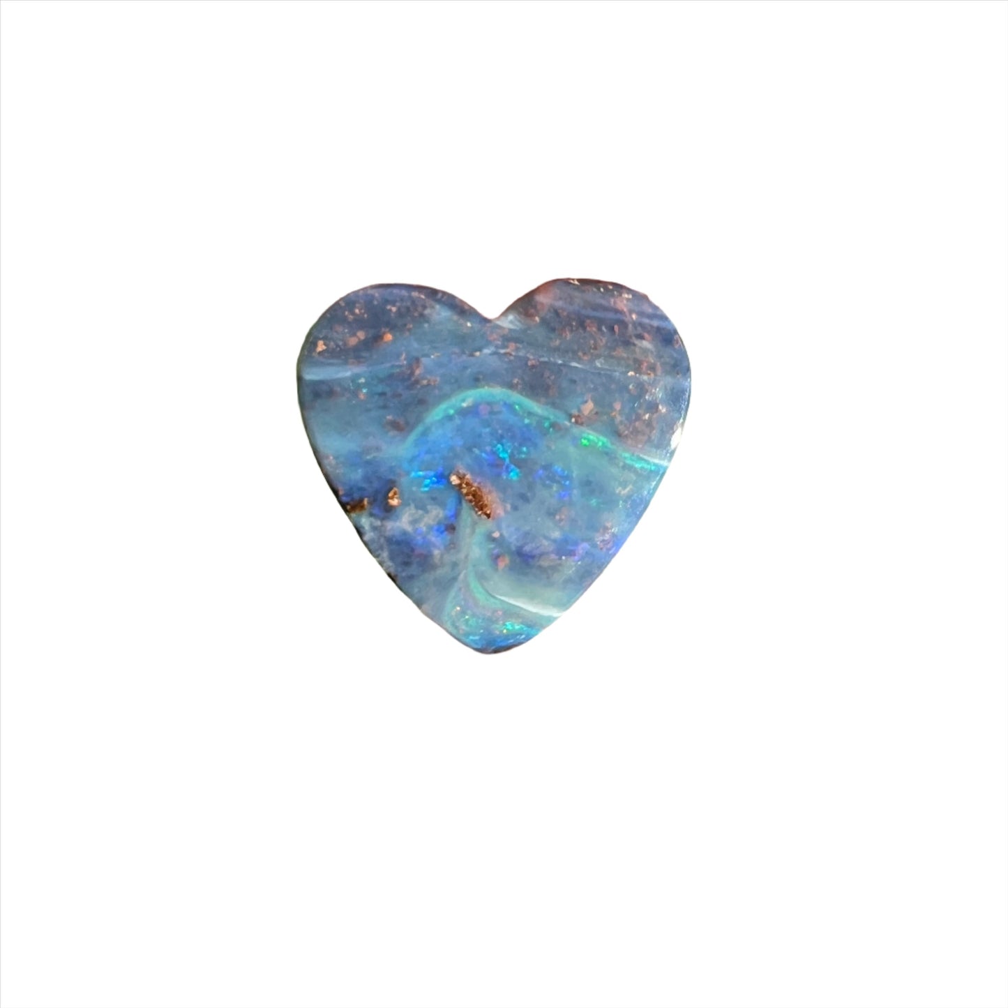 2.85 Ct boulder opal heart