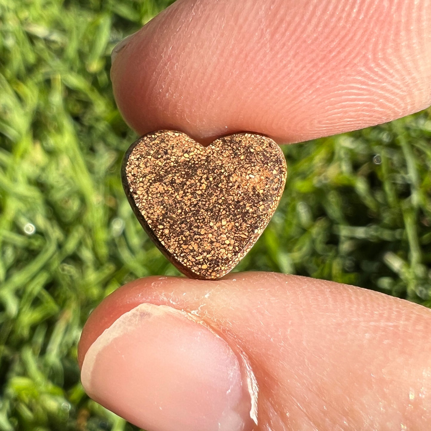 2.85 Ct boulder opal heart