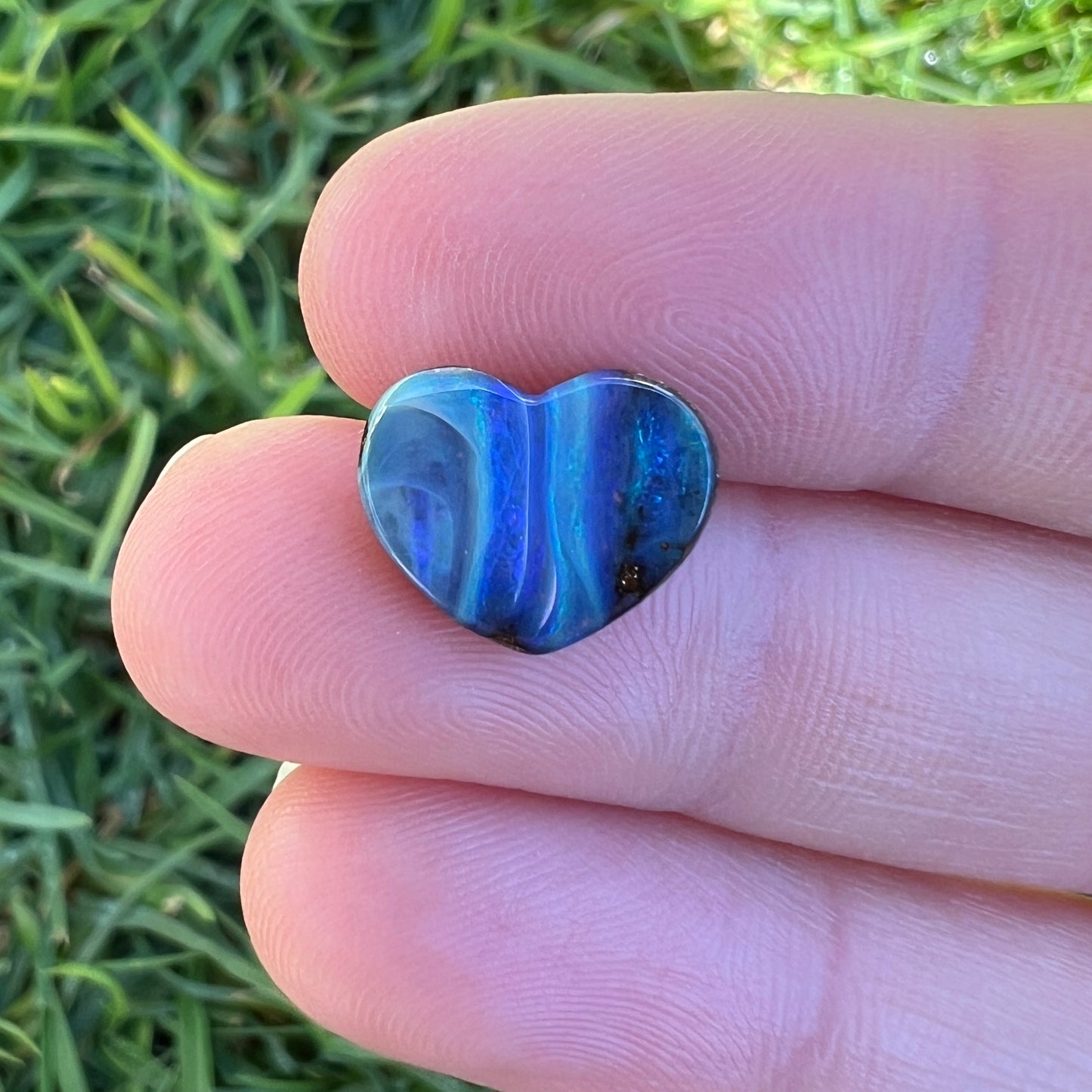 2.94 Ct boulder opal heart