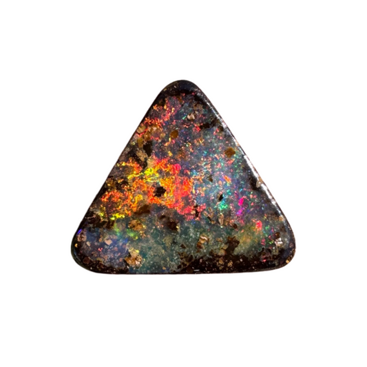 3.06 Ct rainbow triangle boulder opal