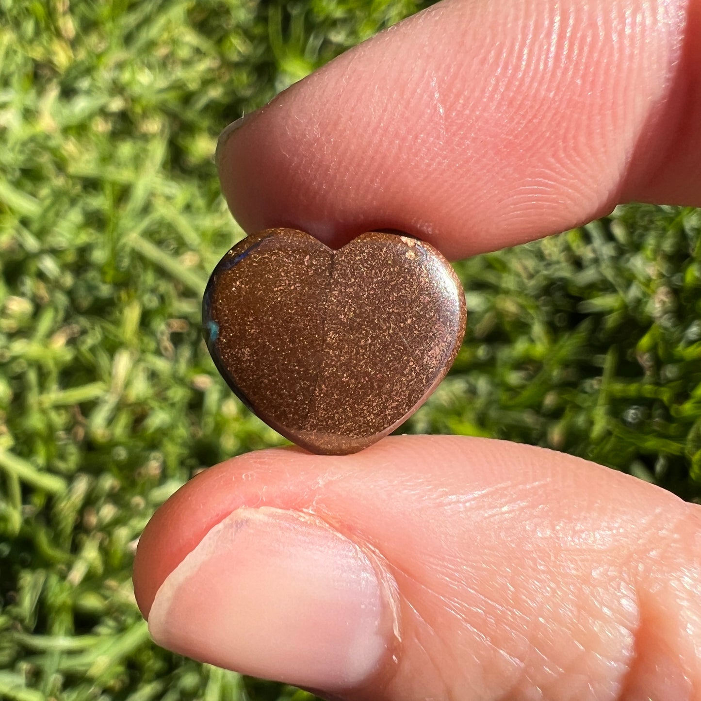 6.06 Ct heart boulder opal