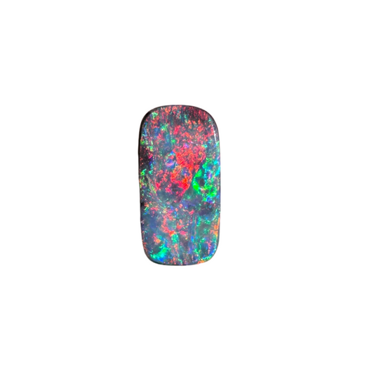 0.55 Ct extra small red and pink boulder opal