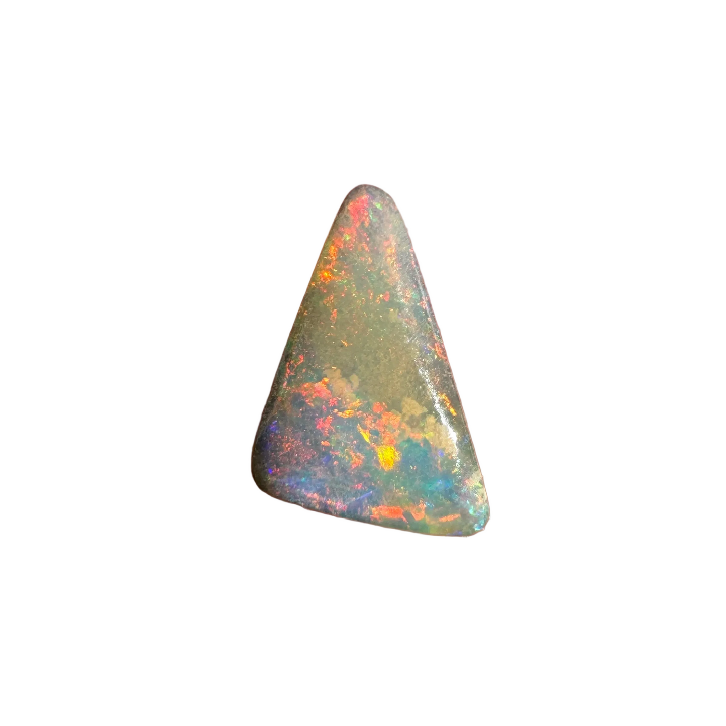 0.78 Ct extra small rainbow boulder opal