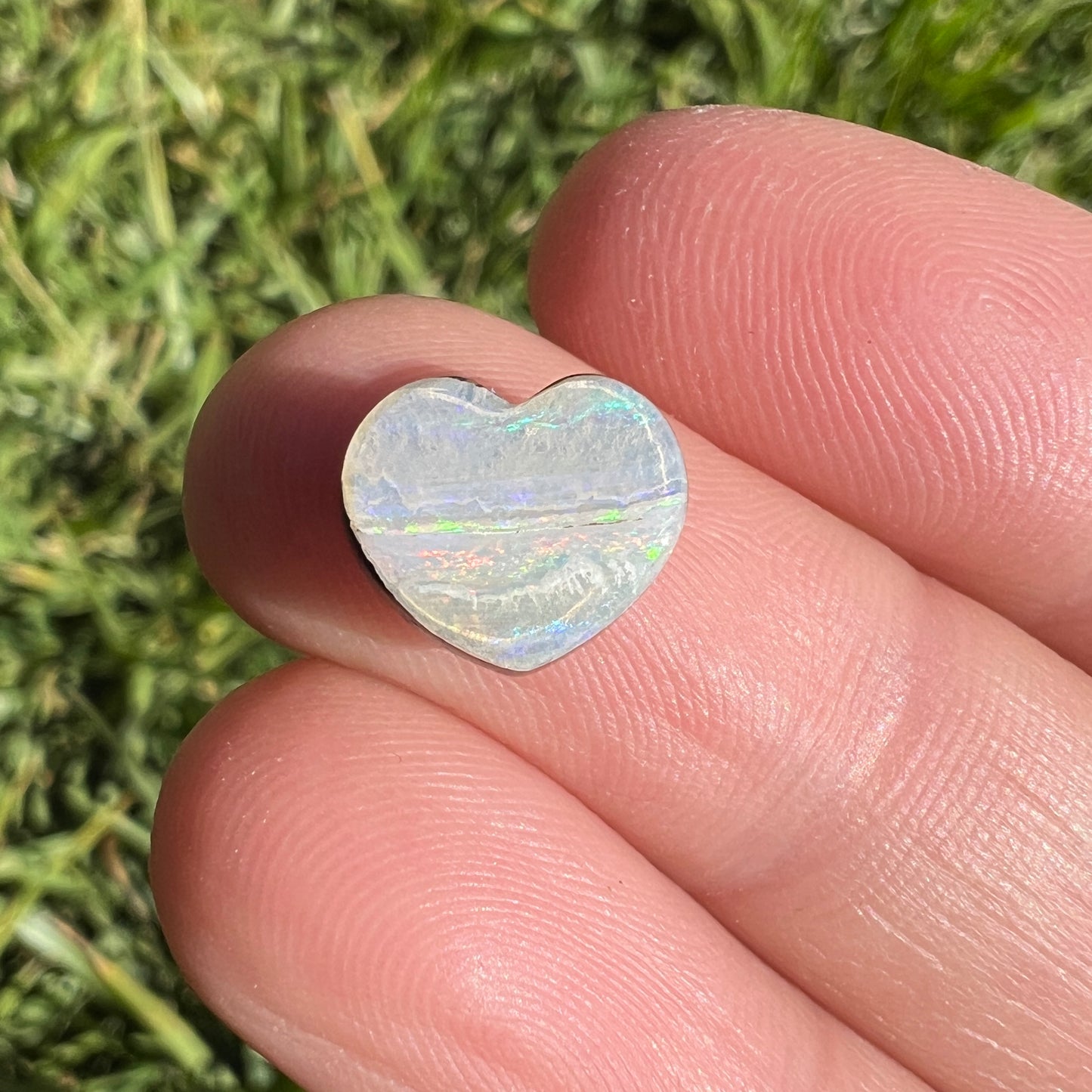 2.72 Ct small heart boulder opal