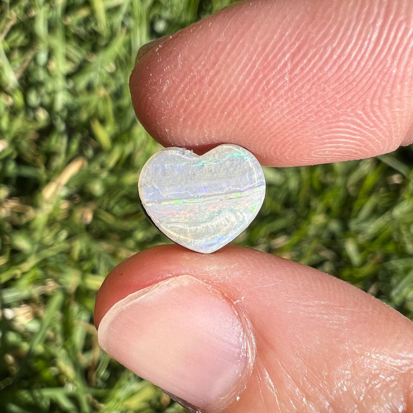 2.72 Ct small heart boulder opal