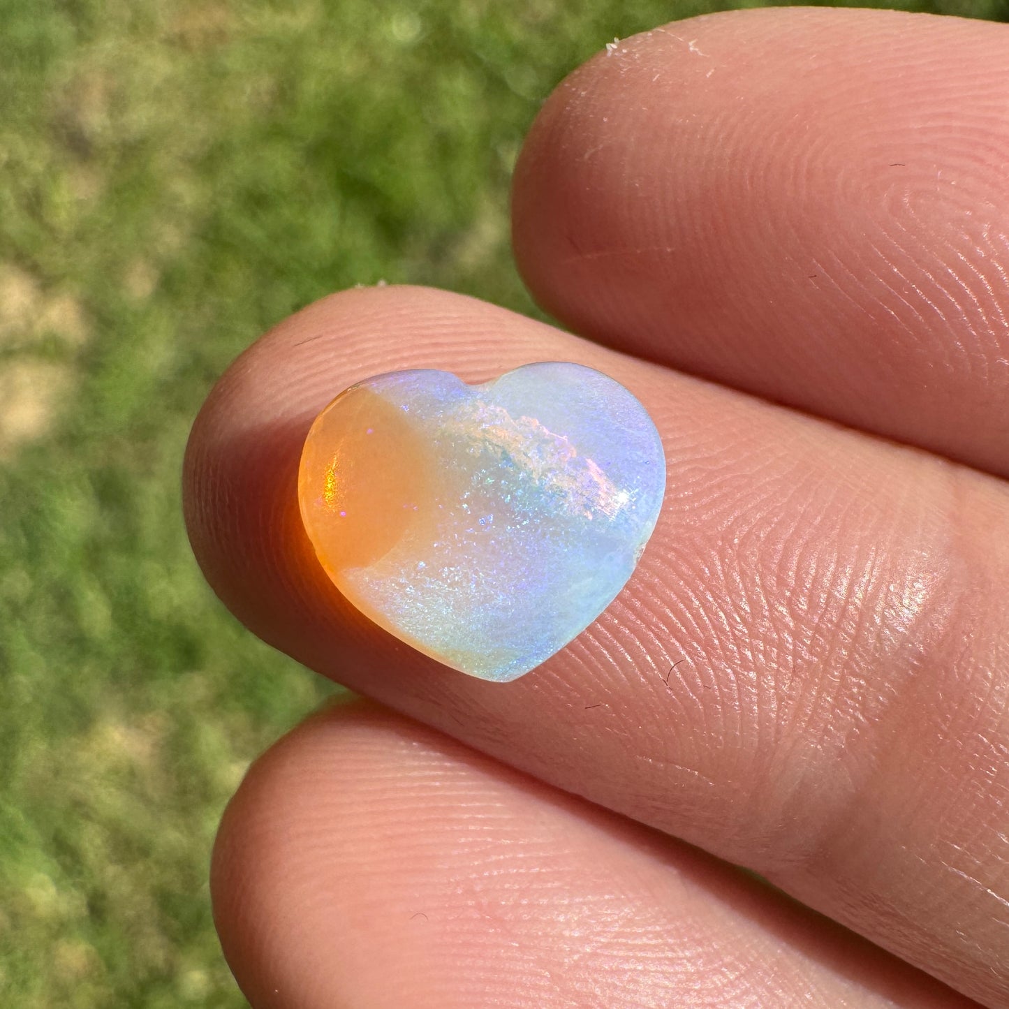 2.04 Ct crystal heart opal