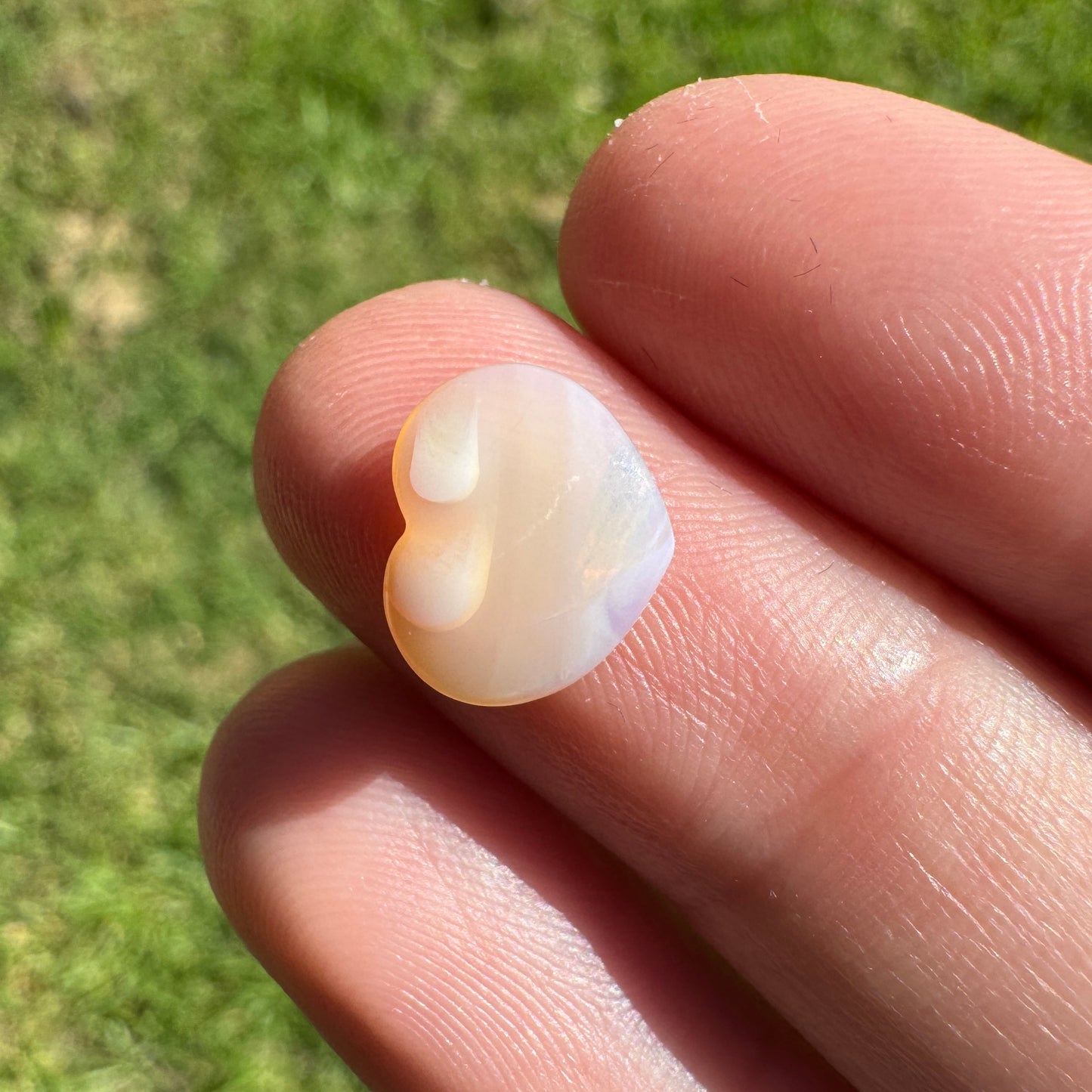 1.87 Ct crystal heart opal