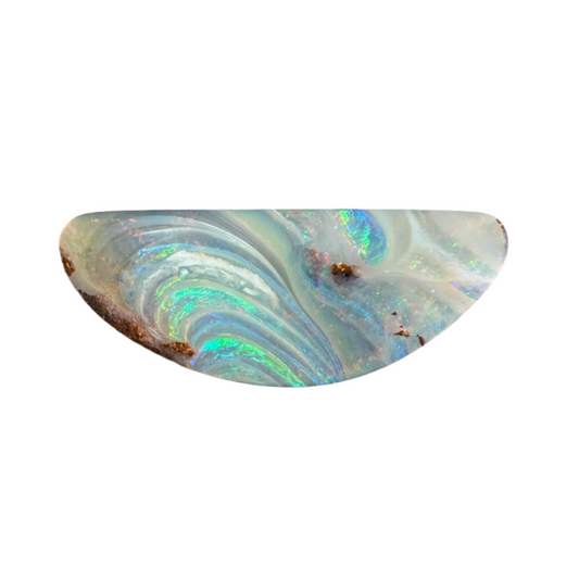 2.47 Ct half-circle boulder opal