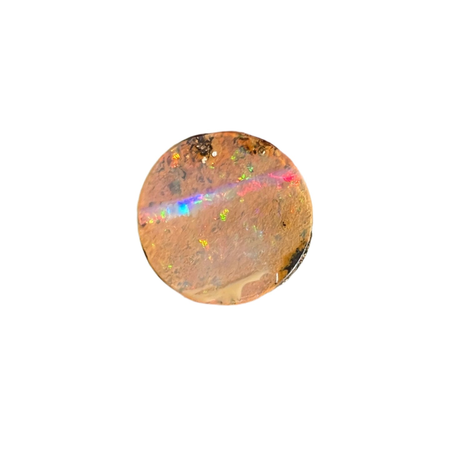 5.77 Ct circle boulder opal