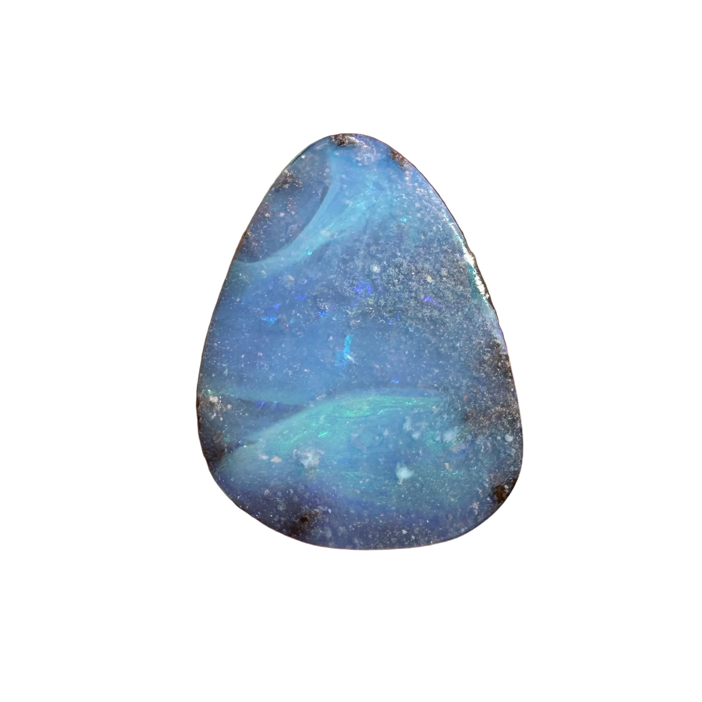 4.86 Ct blue boulder opal