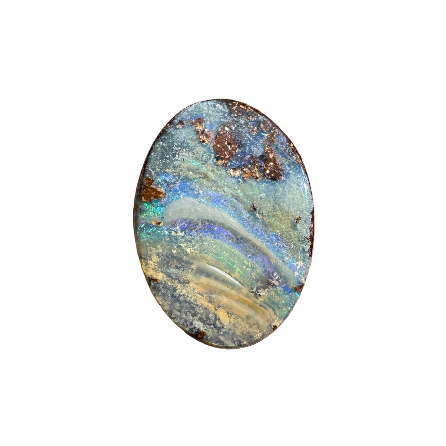 5.49 Ct oval boulder opal
